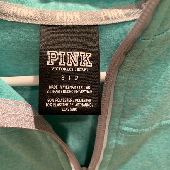 Pink brand green pullover - Picture 2 of 2